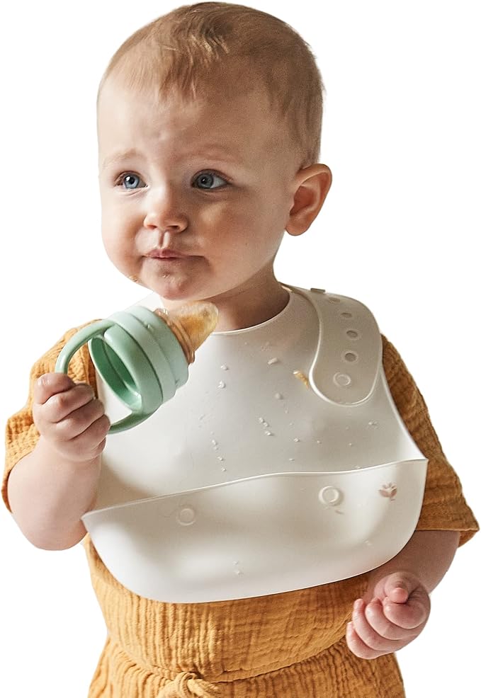 Green Sprouts Unisex Baby Silicone Scoop Bib - Image 9