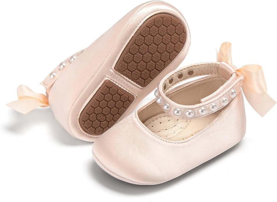 Baby Girls Mary Jane Flats by PHIRAMIN