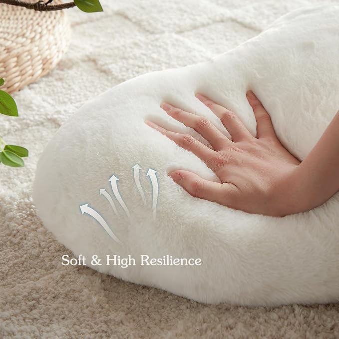 EastTree Heart Pillows, Ultra Soft Extra-Large Fluffy Pillows, Love Throw - Image 5