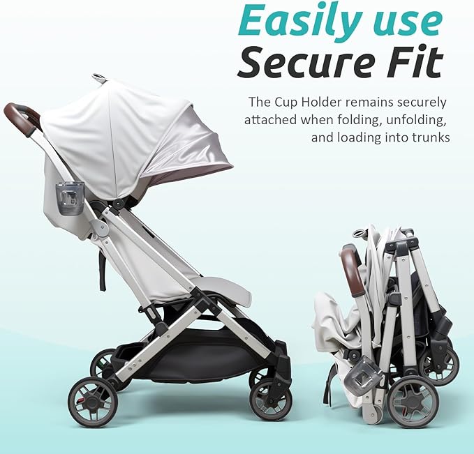 2 PCS Stroller Cup Holder Fits for UPPAbaby Vista/Vista V2/Vista V3/Cruz/Cruz - Image 6