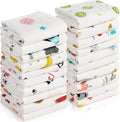 Chumia 20 Pack Muslin Baby Burp Cloths Large 20 x 10 Inches Cotton Baby Burp by Chumia