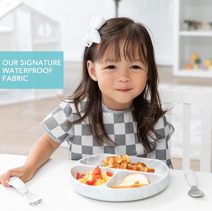 Bumkins Bibs - Toddler Bibs, Waterproof, Large - Image 3