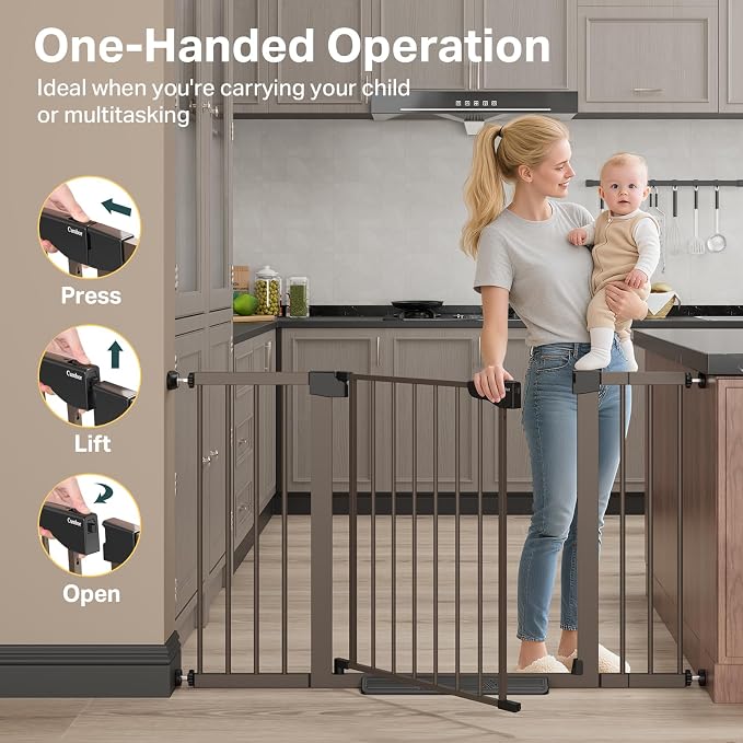 Cumbor 29.7"–51.5" Extra Wide Baby Gate - Image 7