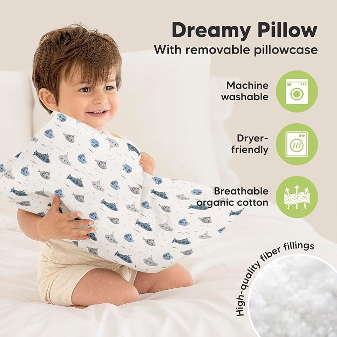 Toddler Pillow with Pillowcase - Image 4