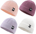 JANGANNSA Simple Knitted Baby Beanie Hip-Hop Boys Winter Hat Toddler Kids Bonnet by JANGANNSA