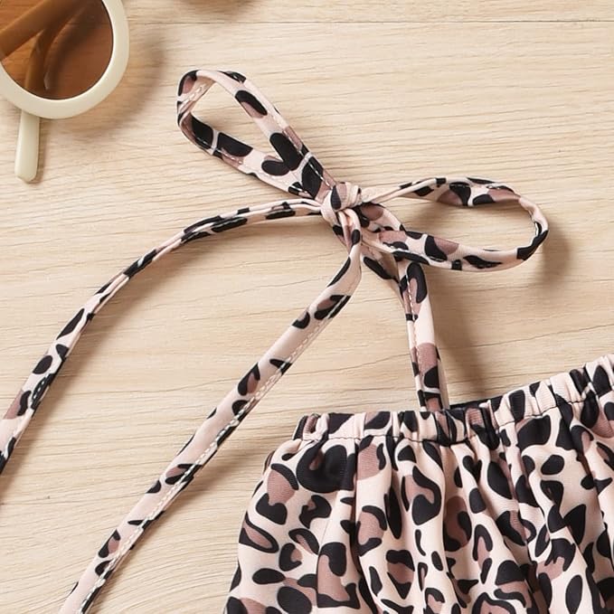 Toddler Baby Girls Ruffles Bikini One Piece Swimsuits Floral Off Shoulder - Image 5