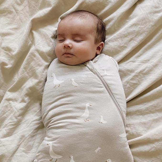 GUNAMUNA Swaddle Wrap for Newborns – Arms In or Out, Easy Diaper Changes - Image 4