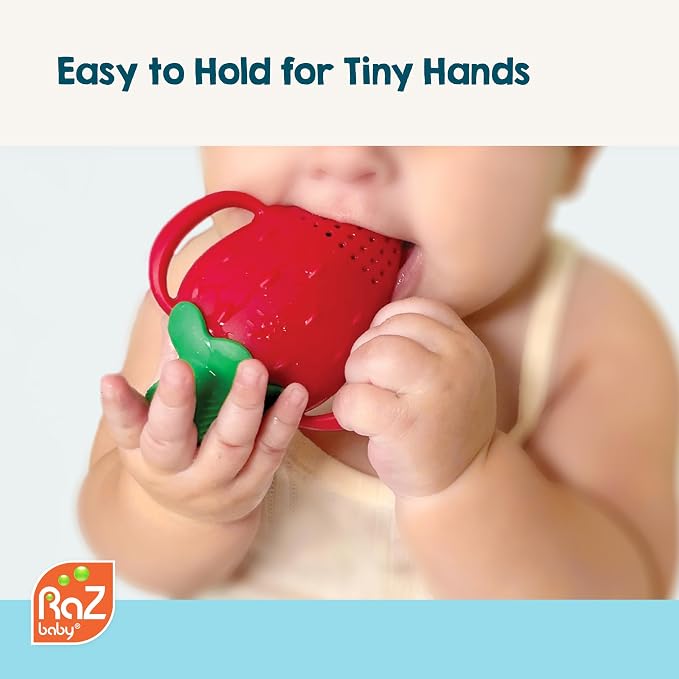 RaZbaby Fruitique Fruit Feeder One-Piece Baby – Larger Opening - Image 4