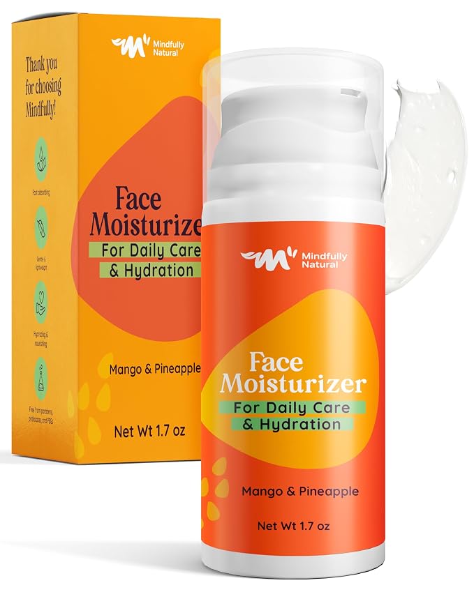 Kids Face Lotion with Shea Butter, Aloe Vera & Jojoba – Gentle, Hydrating by MindfullyNatural