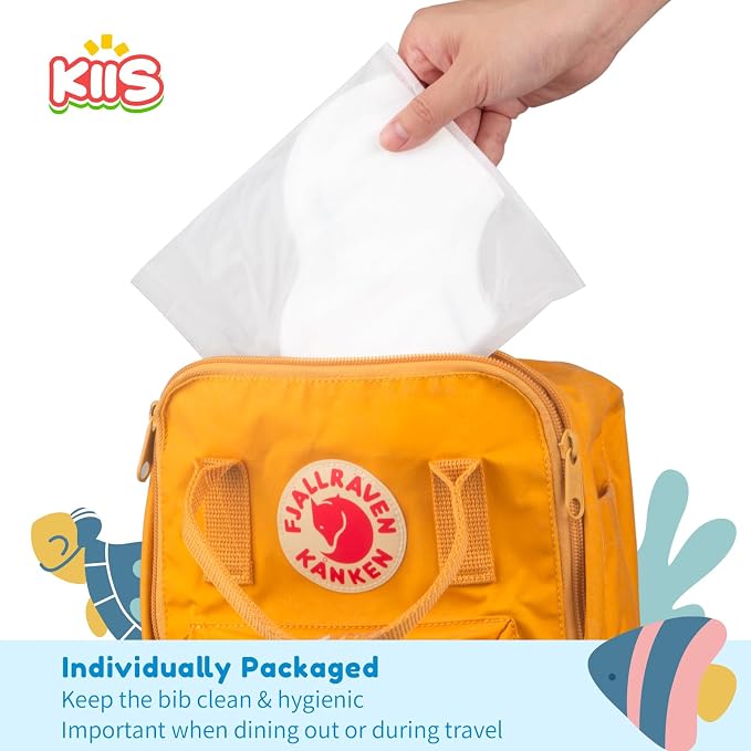 KIIS Disposable Baby Bibs for Baby Boys and Girls - Image 7