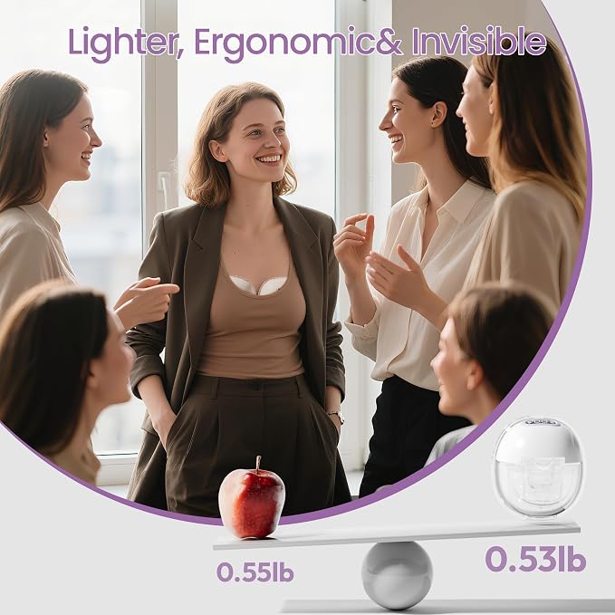 Lucina Breast Pump Hands Free, Wearable Breastfeeding Pump - Image 7