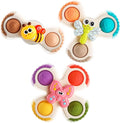 ALASOU 3PCS Pop Suction Cup Spinner Toys by ALASOUdedicatedforbabies