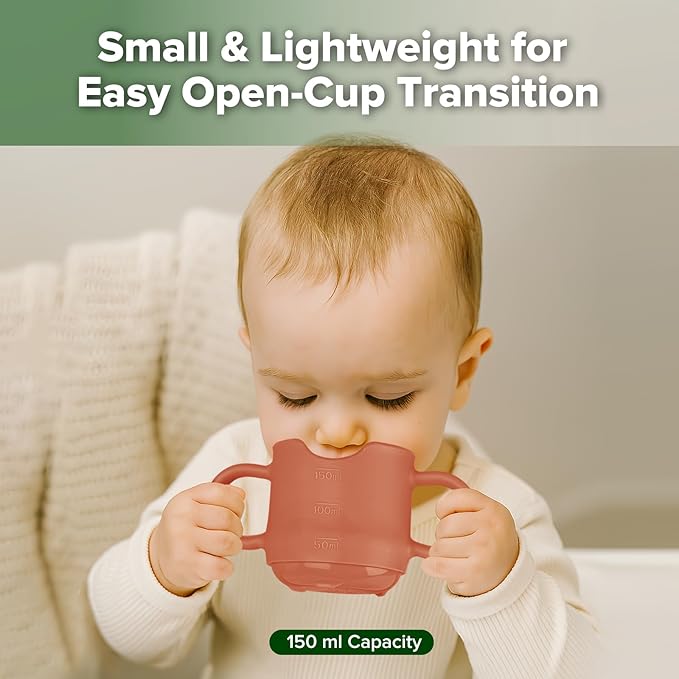 haakaa Silicone Baby Training Cup, Toddler Learning Open Cup - Image 2