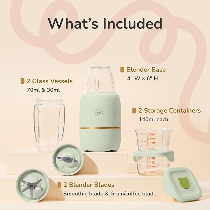 Bubble Blender, Baby Food Maker & Puree Blender - Image 6