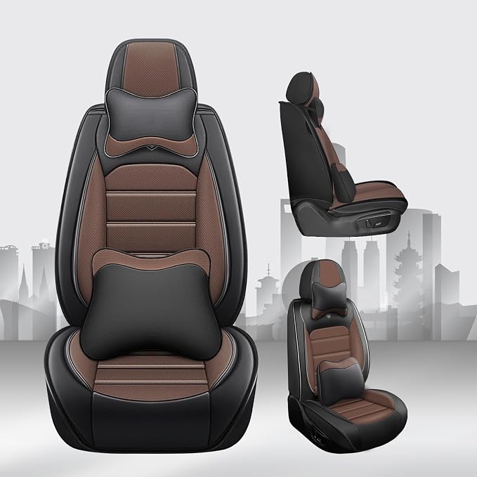 JOJ Car Seat Cover Fit for Toyota Highlander 2001-2025, 7 Seat Car Seat Cover - Image 3