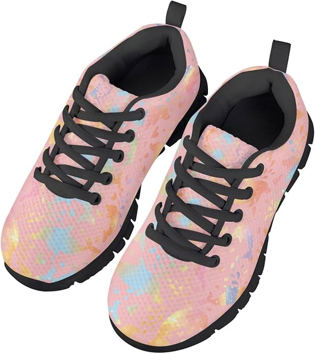 MARSVOVO First Shoes for Walking Boy Girl Athletic Lightweight Flexible Lace-up - Image 3