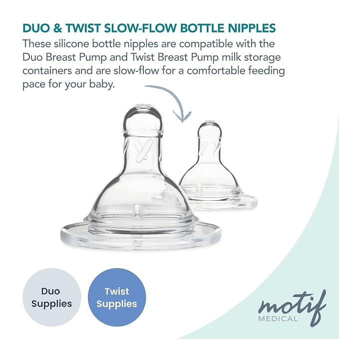 Motif Medical Replacement Slow Flow Nipples - Image 2