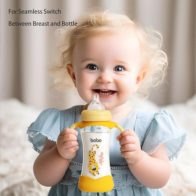 YOHKOH Natural Glass Baby Bottle - Image 2