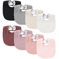 Konssy Muslin Baby Bibs 8 Pack Baby Bandana Drool Bibs Cotton by Konssy
