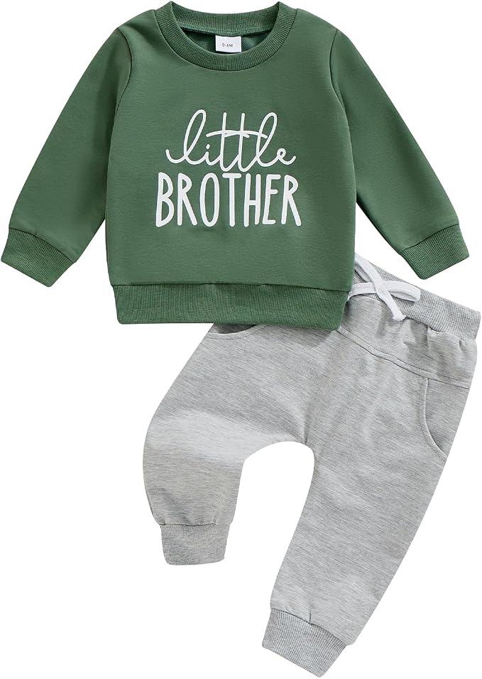 Toddler Baby Boy Fall Winter Outfit Long Sleeve Letter Print Sweatshirts and by Sejardin