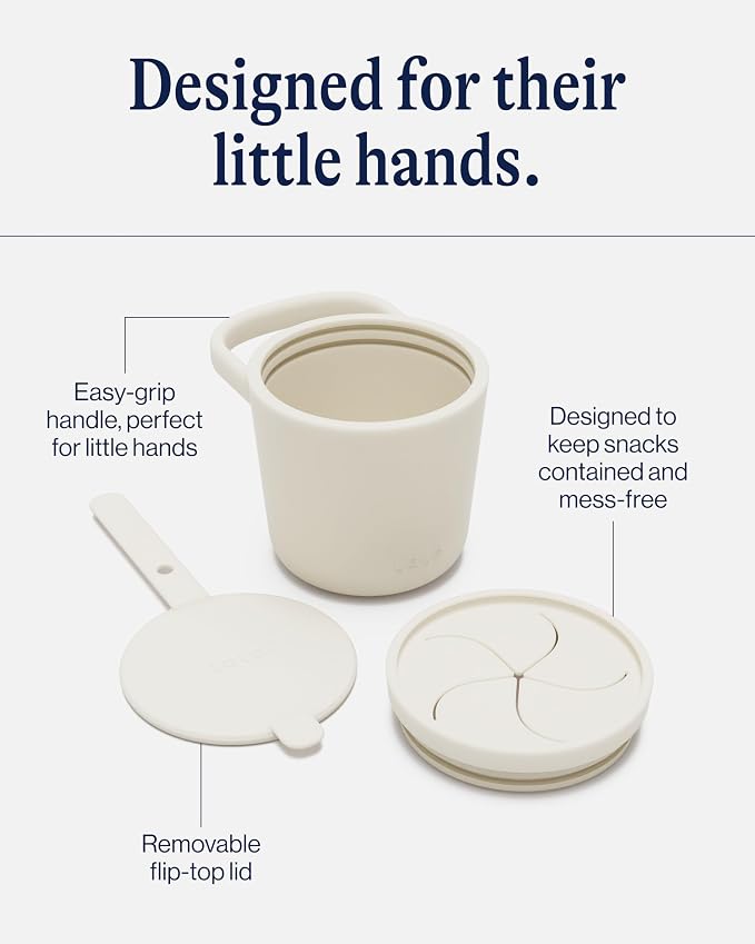 Lalo Snack Cup - Mess-Free Silicone Snack Cups - Image 3
