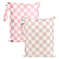 Tiny Twinkle Wet Dry Bag – 2 Pack Reusable Waterproof & Mess Proof Wet Bags by TinyTwinkle