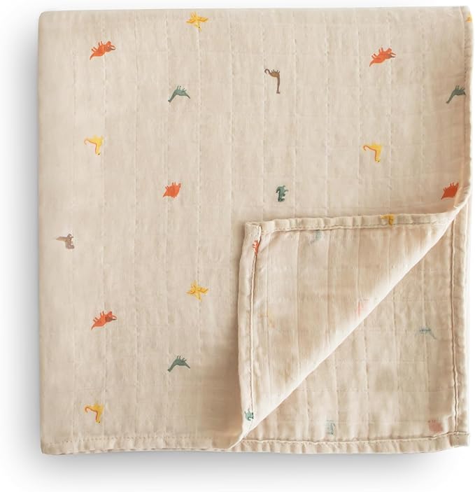 mushie Muslin Baby Swaddle Blanket | 100% Organic Cotton by mushie