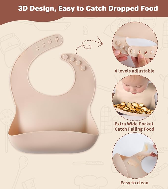 ECLIP Silicone Baby Feeding Set, Travel Bag - Image 4