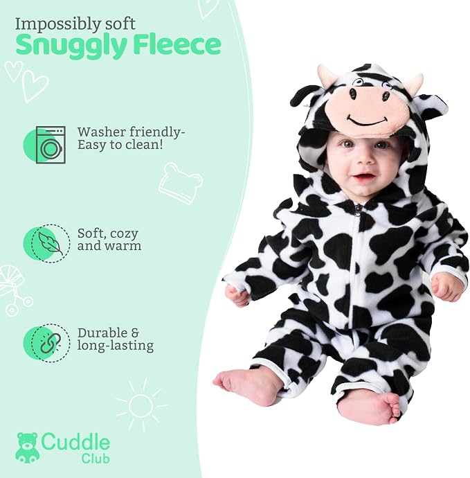 Cuddle Club Fleece Baby Bunting Bodysuit - Image 2
