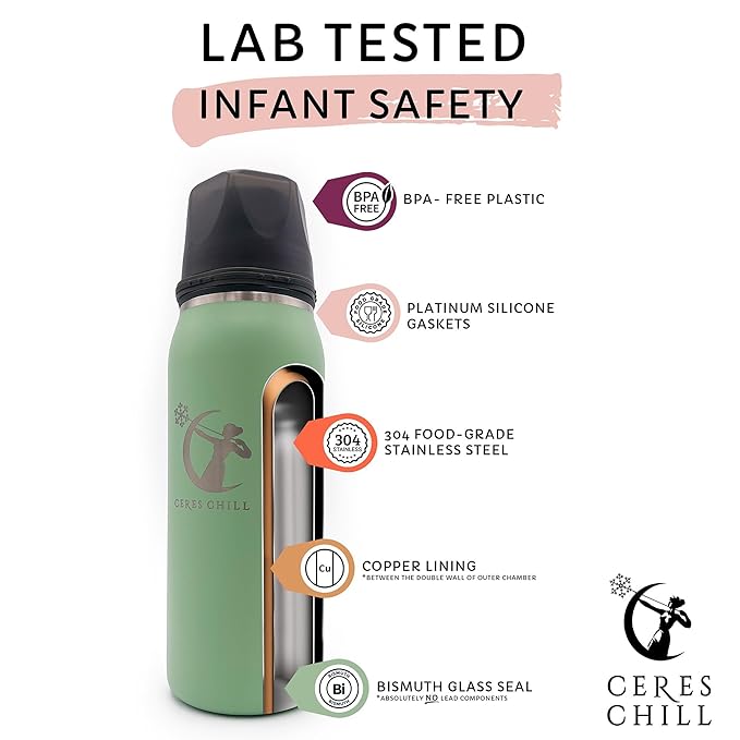 Ceres CHILL OG Breastmilk Chiller & Warmer – 12–34oz Portable Breast Milk Cooler - Image 3