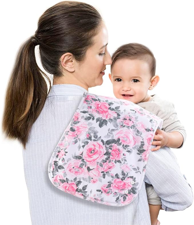 2-in-1 Burp Cloths and Baby Bibs - Image 4