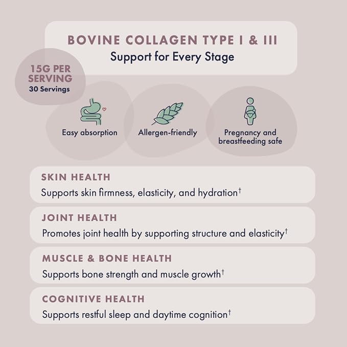 FullWell New Hydrolyzed Collagen Peptides, Breastfeeding & Pregnancy Safe - Image 4