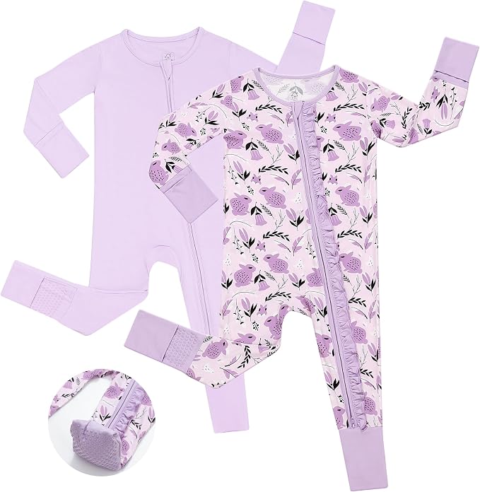 JunNeng Baby Girl Viscose from Bamboo Sleeper by JunNeng