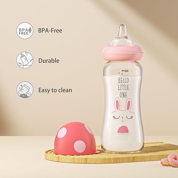YOHKOH Natural Glass Baby Bottle - Image 6