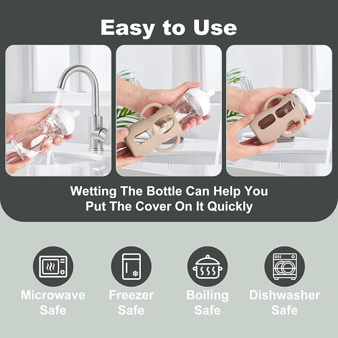 3PCS Philips Avent Glass Bottle Silicone Sleeves - Image 7