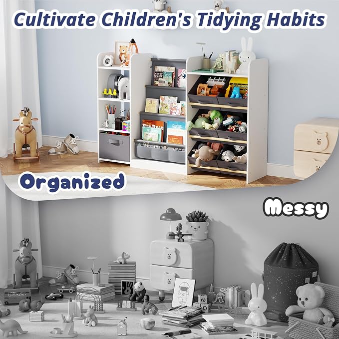 Kids Toy Book Storage Organizer - Image 6