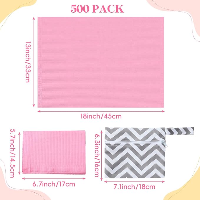 500 Pcs 18'' x 13'' Disposable Changing Pad Liners - Image 2