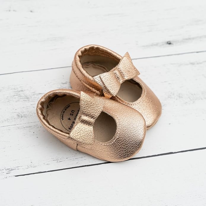 BirdRock Baby Bow and Knot Moccasins - Image 6