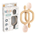 Bibado - Dippit Baby Spoon and Dipper, Fawn - Soft, Chewable Dipper & Deep by BIBaDO
