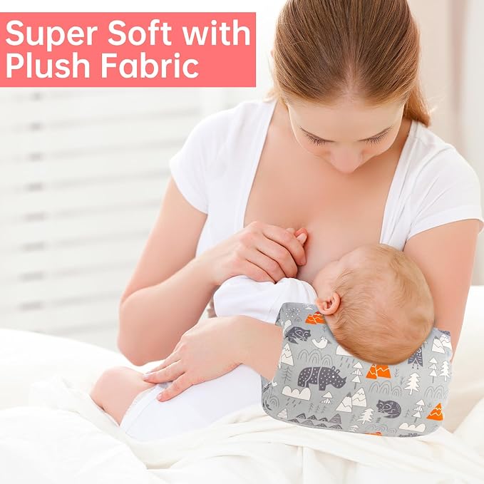 Cozy Cradle Pillow, Baby Feeding Arm Pillow, Soft Cotton Bottle Nursing Arm - Image 5