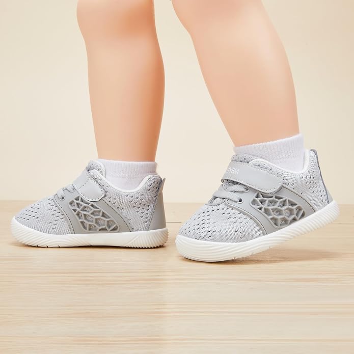 BMCiTYBM Baby Boy Girl Shoes Breathable Mesh Walking Shoes Lightweight Non-Slip - Image 2