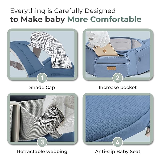 FRUITEAM 6-in-1 Baby Carrier - Image 5