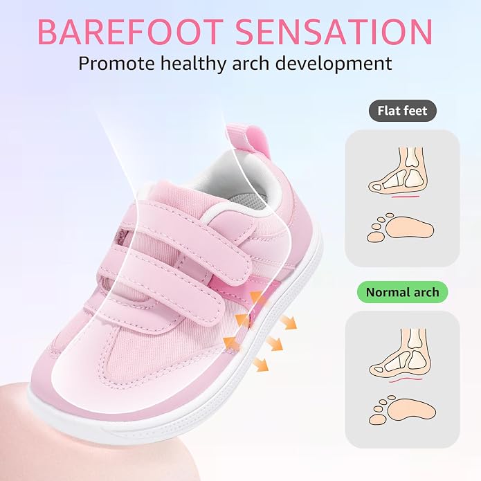 Toddler Wide Toe Box Barefoot Shoes Boys Girls Sneakers Zero Drop Kid Tennis - Image 4