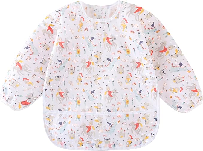Long Sleeved Bibs, Lightweight Waterproof Shirt Bibs - Image 3