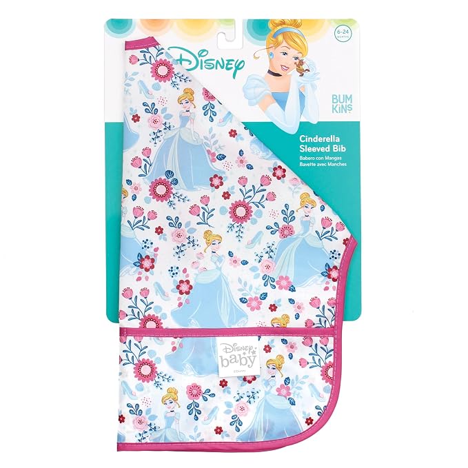 Bumkins Disney Bibs, Baby and Toddler Girls and Boys 6-24 Months, Long Sleeve - Image 6