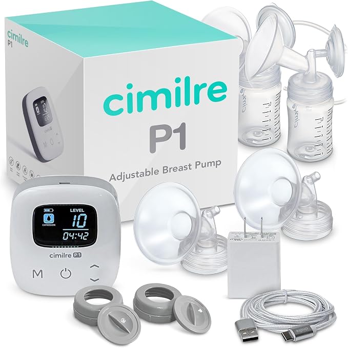 Cimilre P1 Portable Breast Pump & Breast Milk Storage Bags Bundle – Compact - Image 2