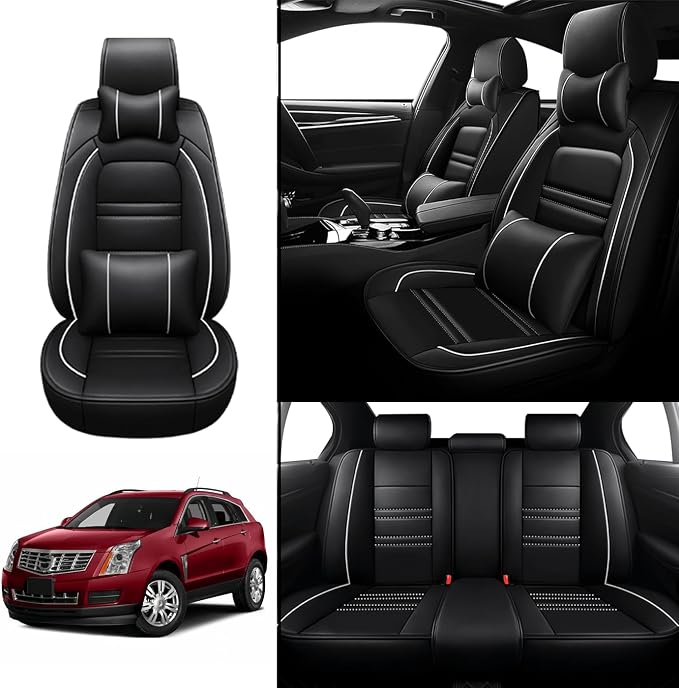 Car Seat Covers for Cadillac SRX 2004-2016 | 5-Seats Seat Covers, Waterproof - Image 2