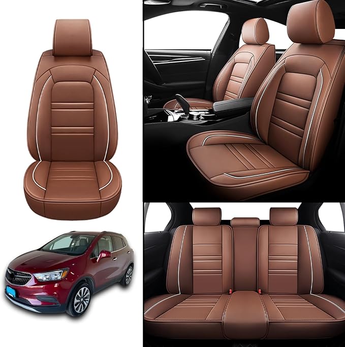 Seat Covers for Buick Encore 2013-2022 | 5-Seats Leather Seat Covers - Image 2