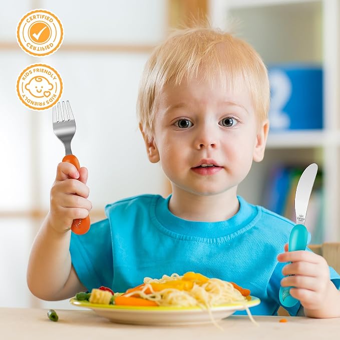 Lehoo Castle 6 Pieces Toddler Utensils, Kids Silverware - Image 7