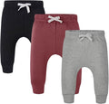 Baby 3 Pack Flexy Pants and Leggings, Infant Boys Girls Tapered Ankle Jogger by AIUI-HARNSBORN
